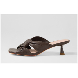 Kineta Choc Leather Sandals