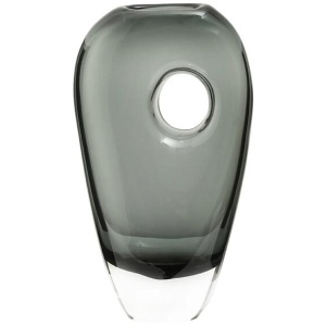 Kireva Medium Hole Vase A - Grey by Interior Secrets - AfterPay Available