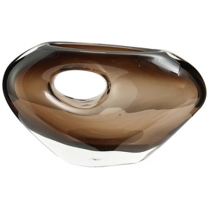 Kireva Medium Hole Vase B - Brown by Interior Secrets - AfterPay Available