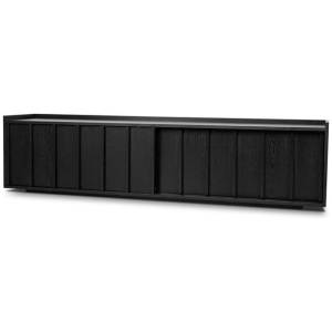 Kobus 2m TV Entertainment Unit - Black by Interior Secrets - AfterPay Available