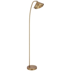 Larson Floor Lamp, Brass