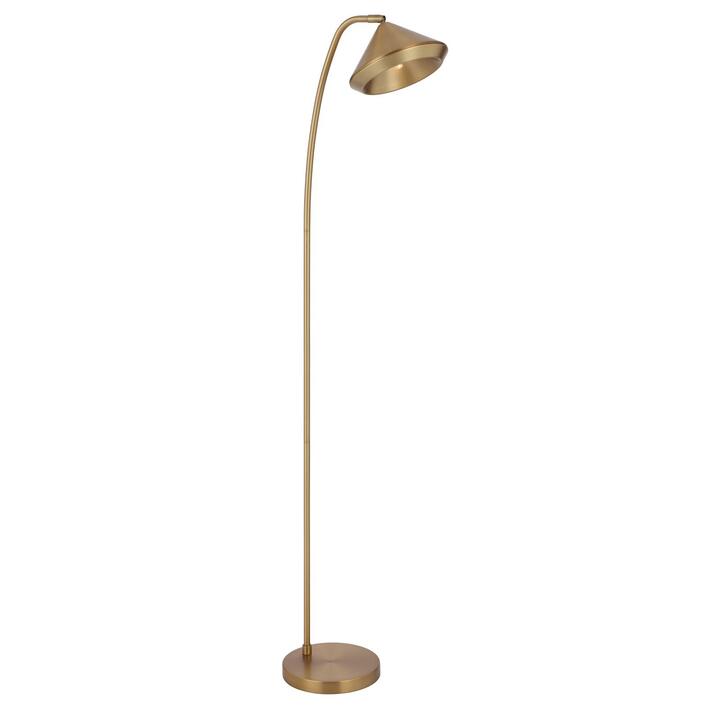 Larson Floor Lamp, Brass