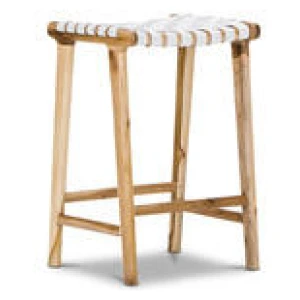Lazie Bar Stool White