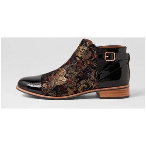 Leart Black Regal Multi Ankle Boots