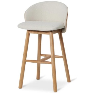 Lennox 65cm Natural Bar Stool - Beige by Interior Secrets - AfterPay Available