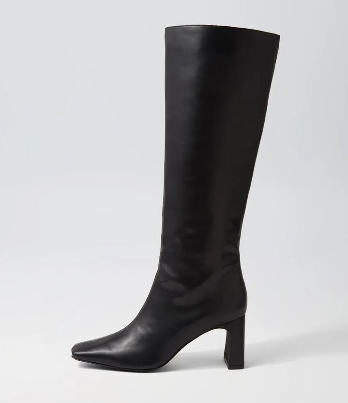 Lexington Black Knee High Boots