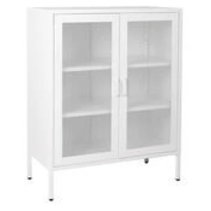 Lika 80Cm Display Cabinet White