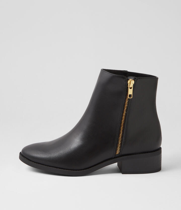 Liman Black Ankle Boots