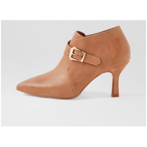 Linny Tan Leather Ankle Boots