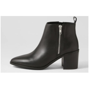 Luca Boot Black Leather Ankle Boots