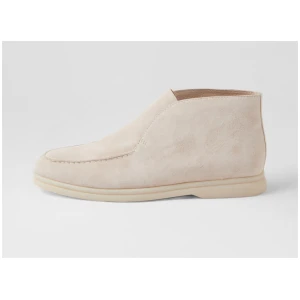 Lunnys Beige Suede Ankle Boots