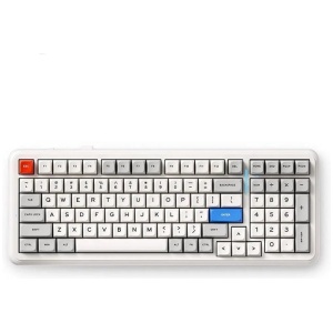 MCHOSE K99 V2 98% Wireless Mechanical Retro White Keyboard - Icy Creamsicle Switch