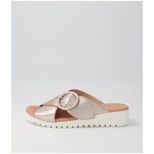 Macklin Platino Leather Slides