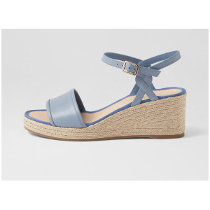 Manuella Denim Leather Sandals
