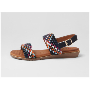 Manza Navy Multi Sandals
