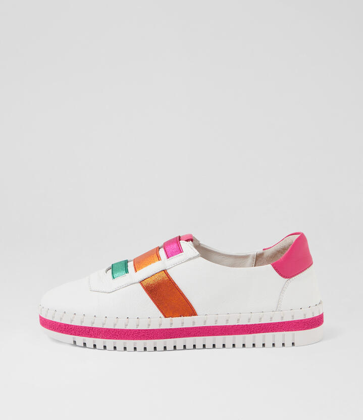 Margrit White Bright Multi Sneakers