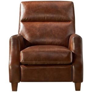 Martel Recliner Leather Armchair, Vintage Whiskey