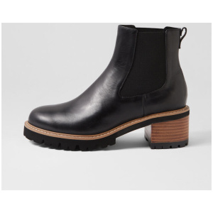 Mcalister Black Natural Leather Ankle Boots