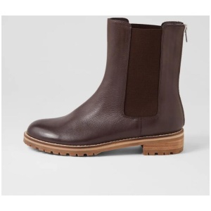 Mcneal W Choc Leather Chelsea Boots