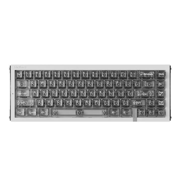 MelGeek REAL67 Custom Gaming Magnetic Hall Effect Calcium Gray Keyboard - TTC Sacred Heart KOM Switch