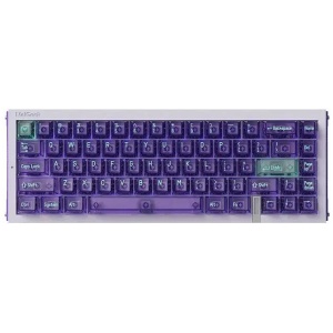 MelGeek REAL67 Custom Gaming Magnetic Hall Effect Potassium Purple Keyboard - TTC Sacred Heart KOM Switch