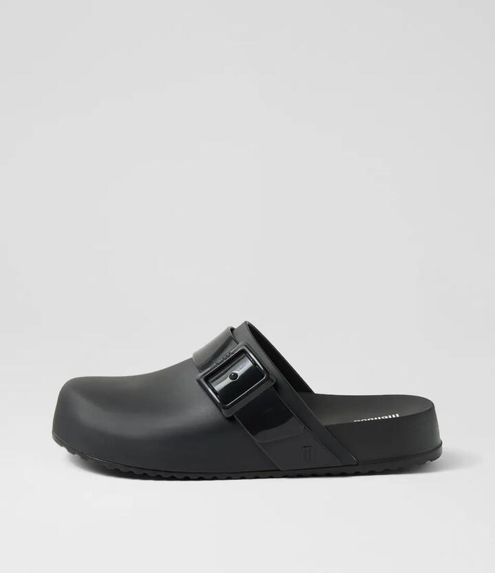Melissa Cozy Clog Ad Black Pvc Slides