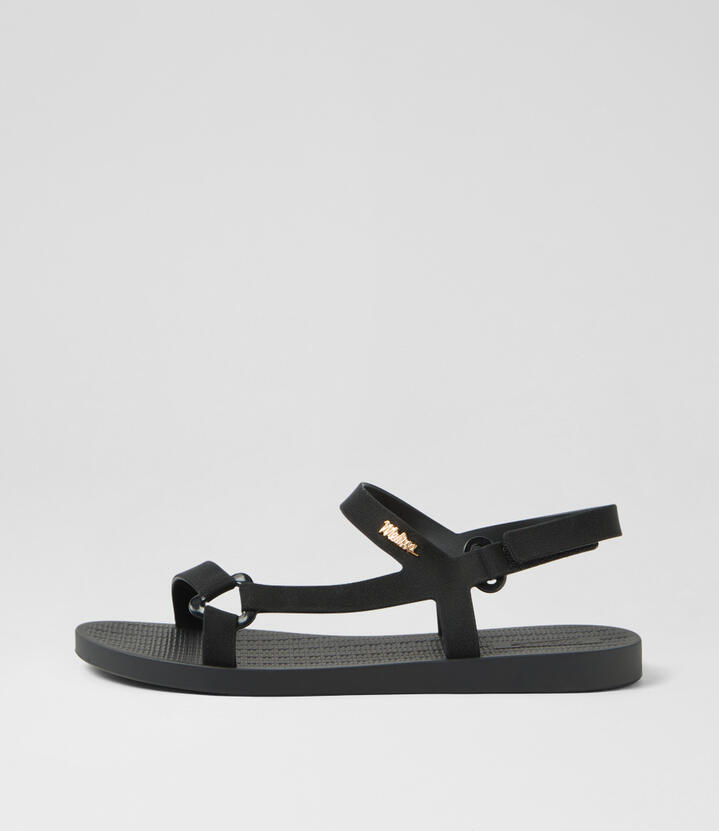 Melissa Sun Downtown Ad My Black Pvc Sandals