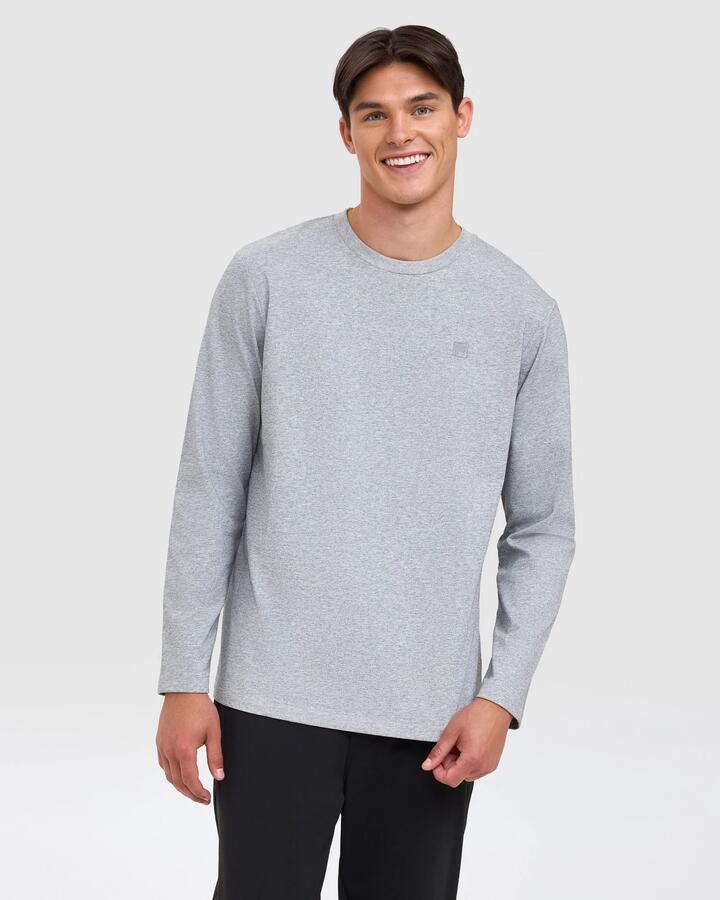 Men's Cooper LS Tee - GREY MARLE - GREY MARLE