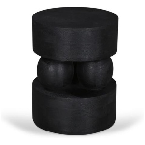 Metody 40cm Round Side Table - Black by Interior Secrets - AfterPay Available