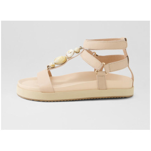 Mietta Sandal Oyster Leather Sandals