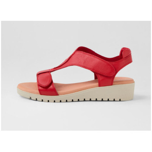 Milagro Red Almond Leather Sandals