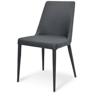 Millie Fabric Dining Chair - Gunmetal Grey - Last One by Interior Secrets - AfterPay Available