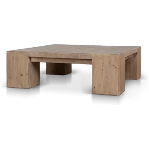 Mirka 1.1m Elm Square Coffee Table - Natural by Interior Secrets - AfterPay Available