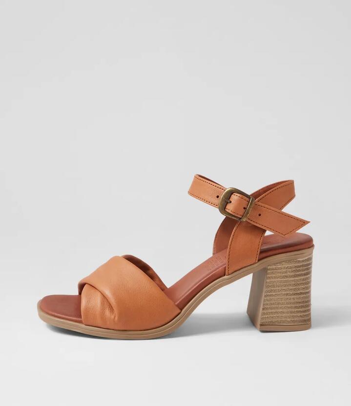 Moama Tan Leather Sandals