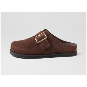 Moris W Choc Suede Flat Shoes