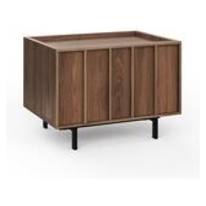 Moya 1 Drawer Oak Bedside Table Brown