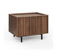Moya 1 Drawer Oak Bedside Table Brown