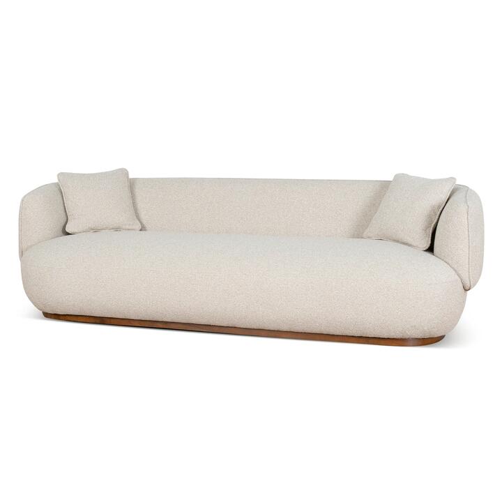 Mylo 3 Seater Sofa - Cream Beige by Interior Secrets - AfterPay Available