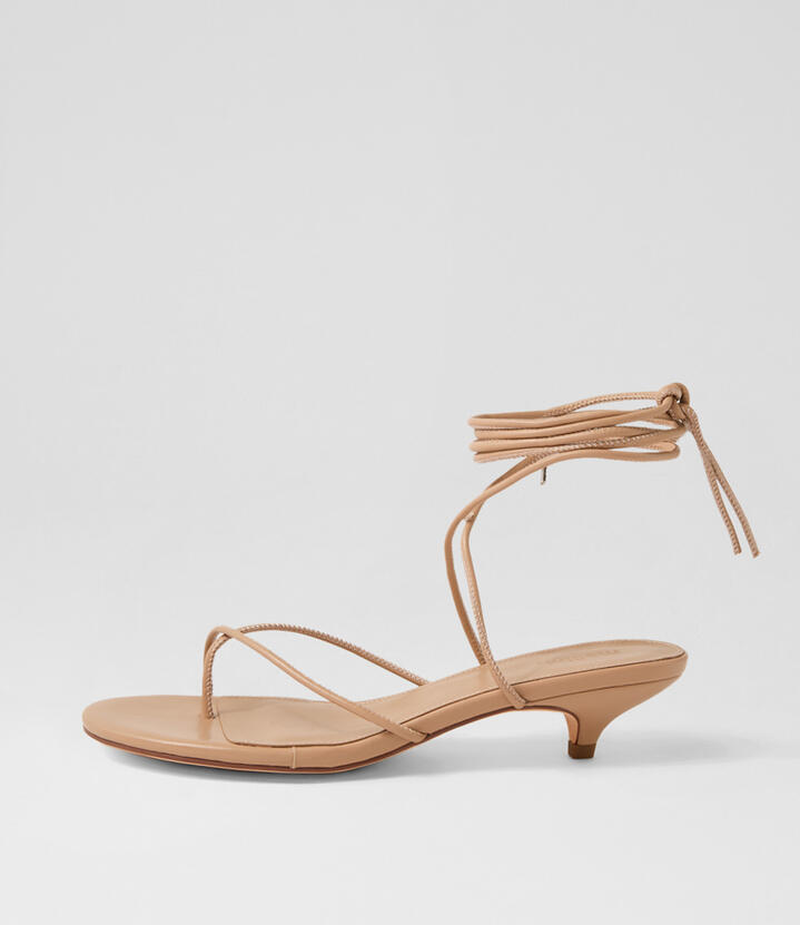 Nabliss Camel Leather Sandals