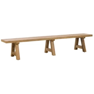 Navan 250cm Reclaimed Teak Bench, Raw