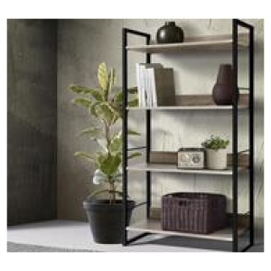 Naya 4 Tier Bookshelf Black