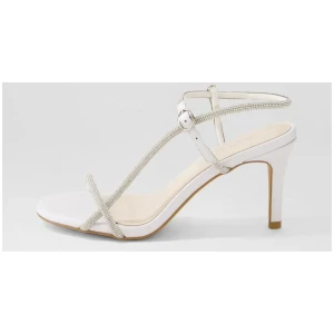 Nierah White Silver Multi Sandals