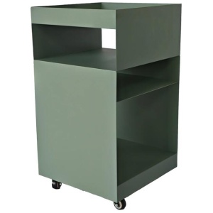 Nolani 35cm Square Side Table - Sage Green by Interior Secrets - AfterPay Available