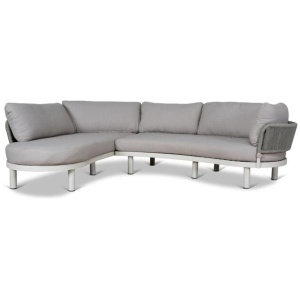 Norali Outdoor Corner Sofa - Light Brown by Interior Secrets - AfterPay Available