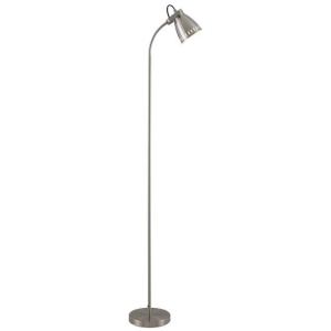 Nova Floor Lamp, Nickel