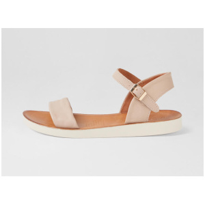 Nurish Stone White Leather Sandals