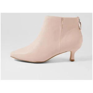 Oliviah Xw Nude Leather Ankle Boots