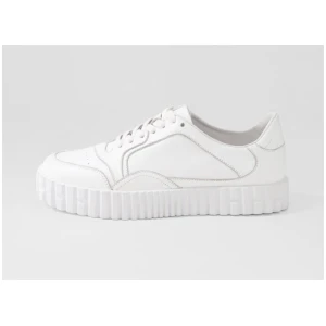 Olonga White Leather Sneakers