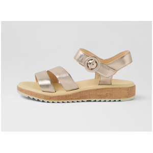 Onotte Champagne Almond Leather Sandals