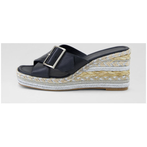 Opane Black Leather Sandals